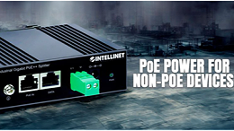 以太联 Intellinet 508940 为非 PoE的工业设备供电