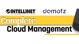 以太联Intellinet PoE 以太网供电交换机支持第六大佳网络监控软件Domotz